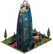 Torre della Tregua: produce Materiali e fornisce Beni quando aiuti altri giocatori